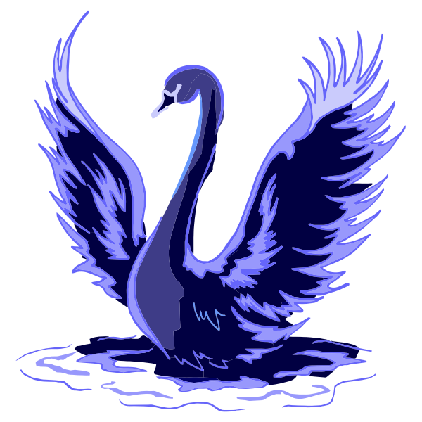SVG Blue Swan