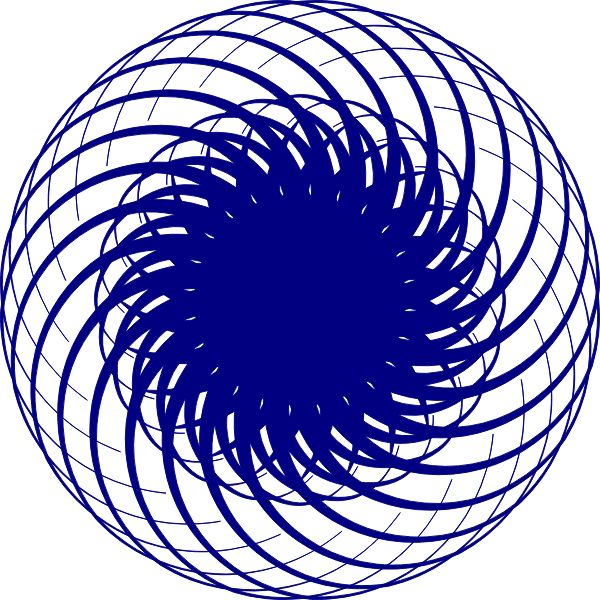 SVG Blue swirl