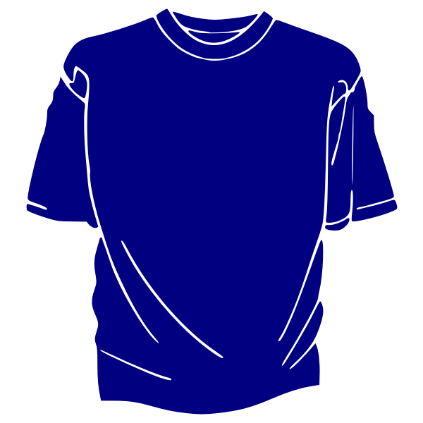 SVG Blue T-shirt image