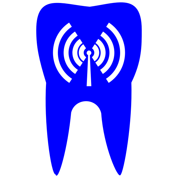 SVG Blue tooth vector icon
