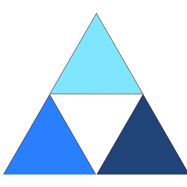 SVG Blue triangles