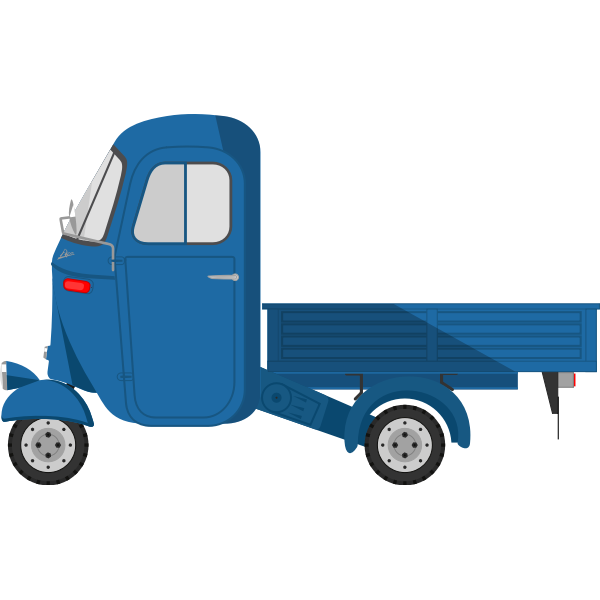SVG Blue truck image