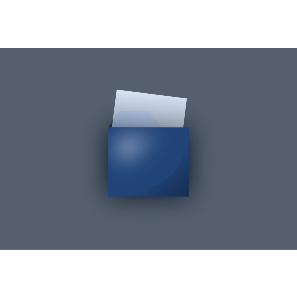 SVG Blue UI folder