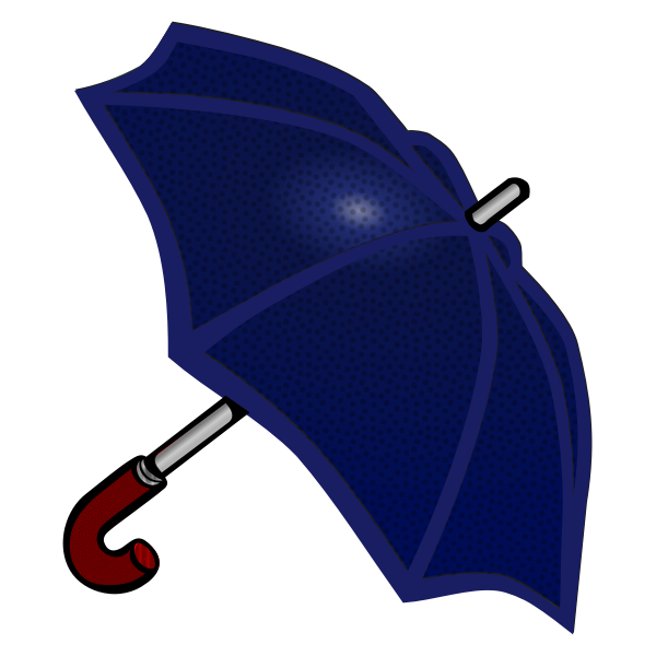 SVG Blue umbrella
