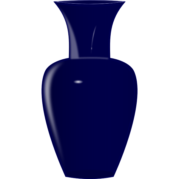 SVG Blue vase