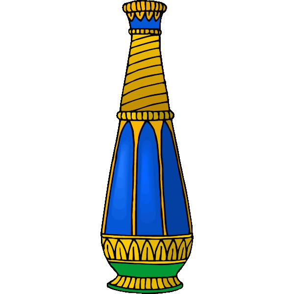 SVG Blue vase image