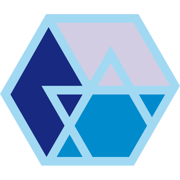 SVG Blue vector logo