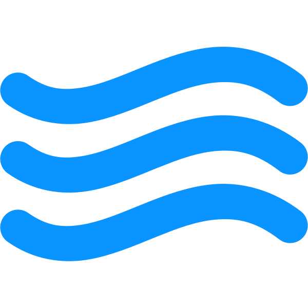 SVG Blue water icon