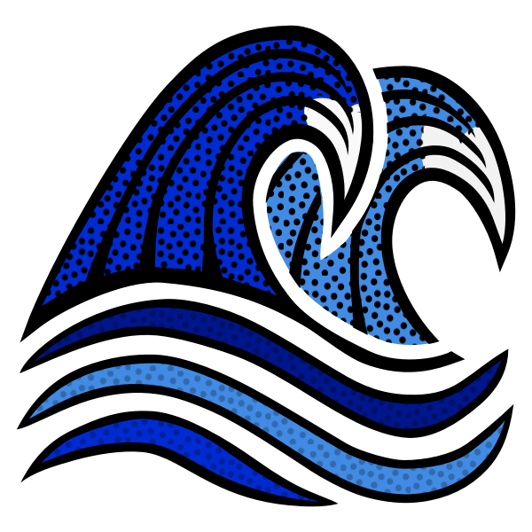 SVG Blue waves