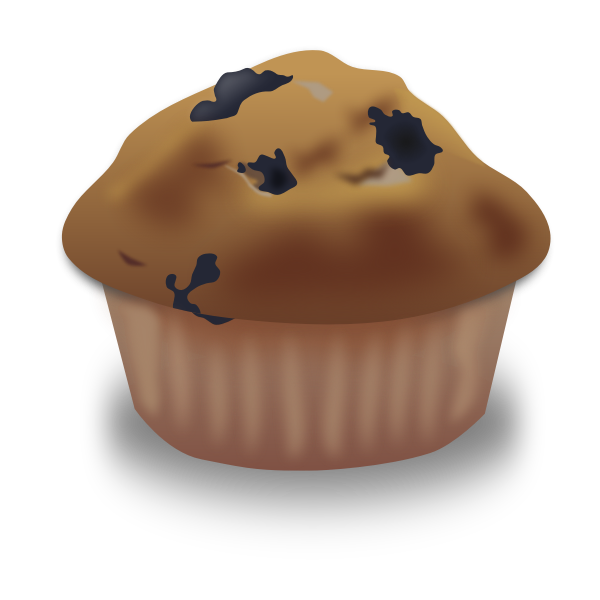 SVG Blueberry muffin