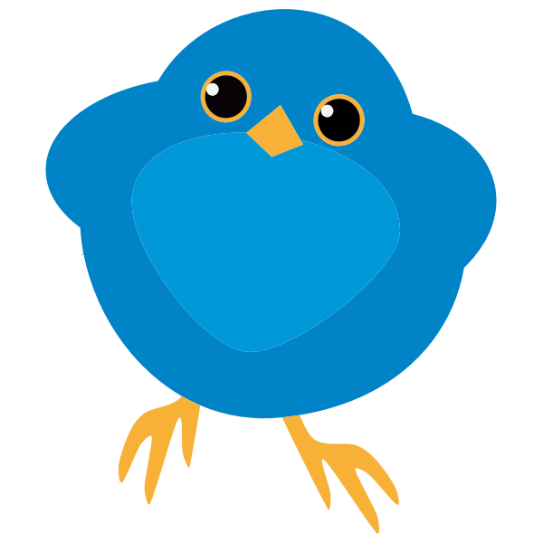 SVG Bluebird illustration