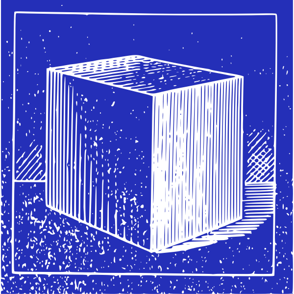 SVG Blueprint cube