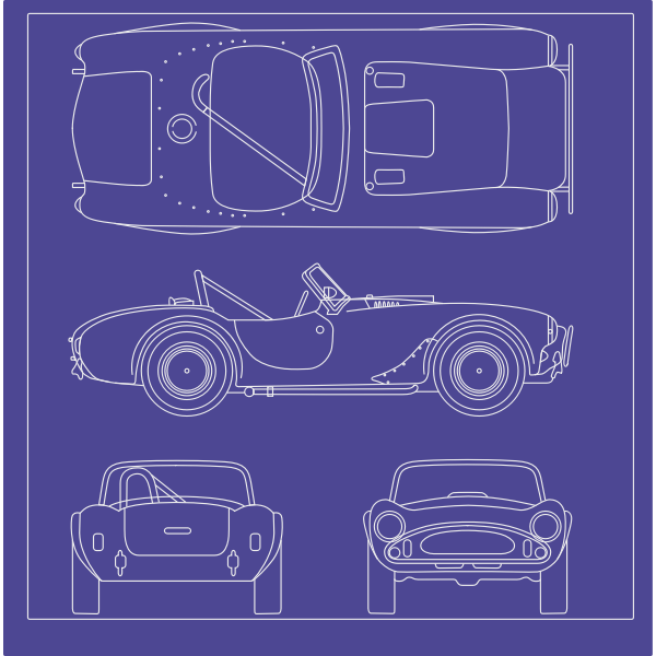SVG Blueprints car