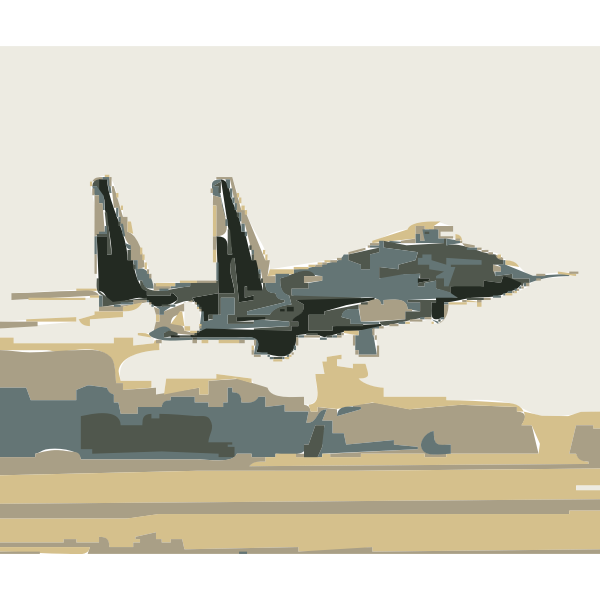 SVG Blurry rocket in a flight