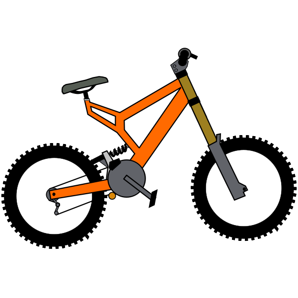 SVG BMX bike vector