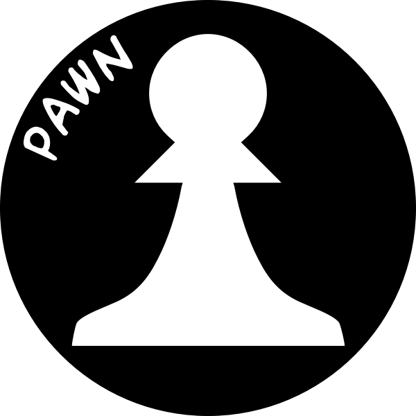 SVG Board game pawn vector image