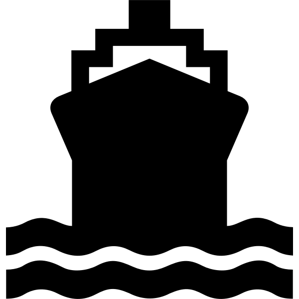 SVG Boat dock sign vector drawing