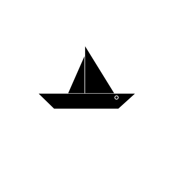 SVG Boat silhouette