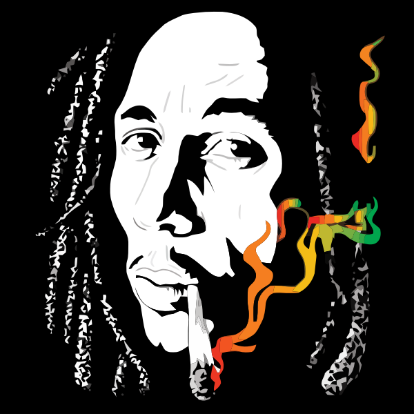 SVG bob marley by o4x4ca