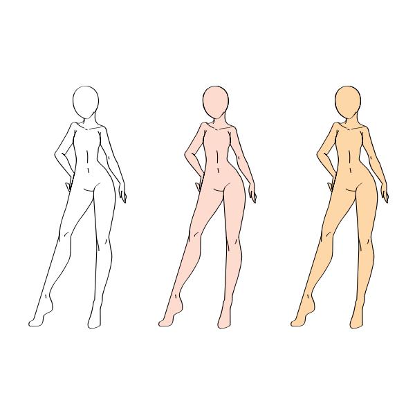 SVG Body form drawings