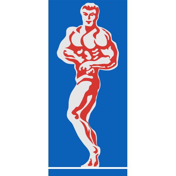 SVG Bodybuilder vector image