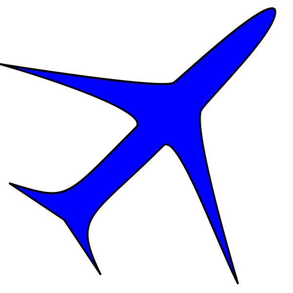 SVG Boing plane icon