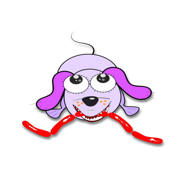 SVG bolinha e a salsicha