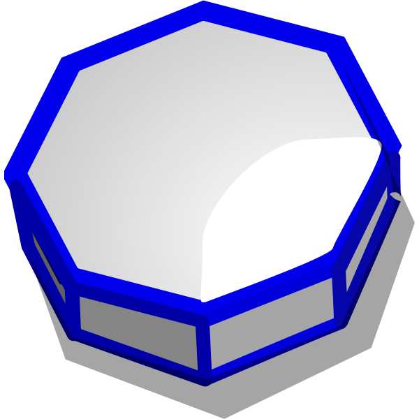 SVG Bolthead from above vector drawing