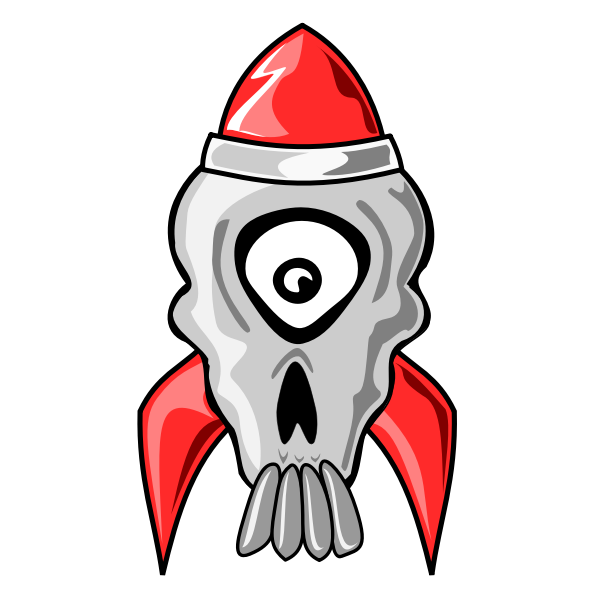 SVG Bomb Skull