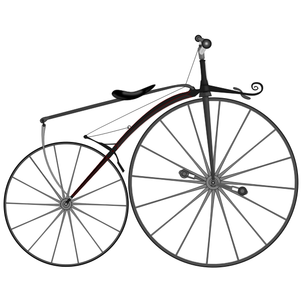 SVG Boneshaker Bike