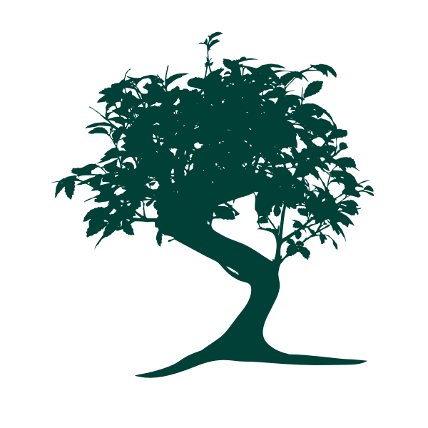SVG Bonsai silhouette