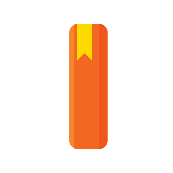SVG Book and bookmark icon