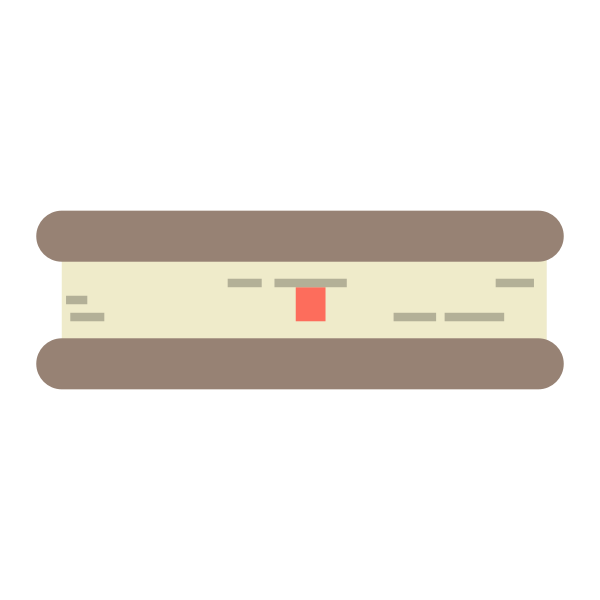 SVG Book flat lying