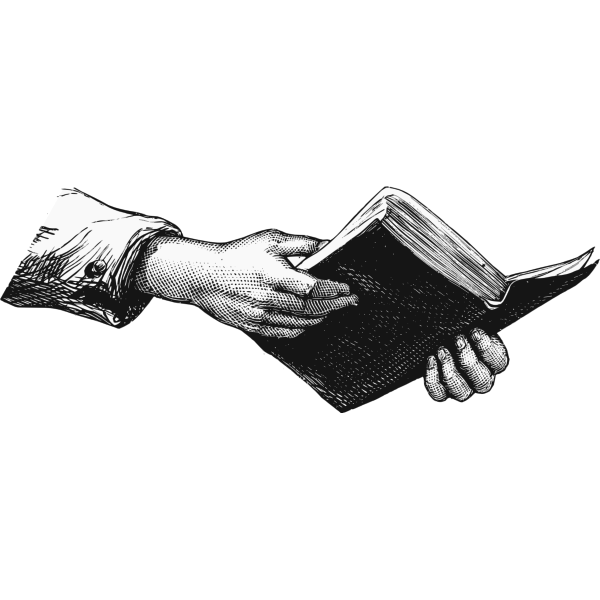 SVG Book in hands