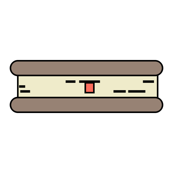 SVG Book lying perspective