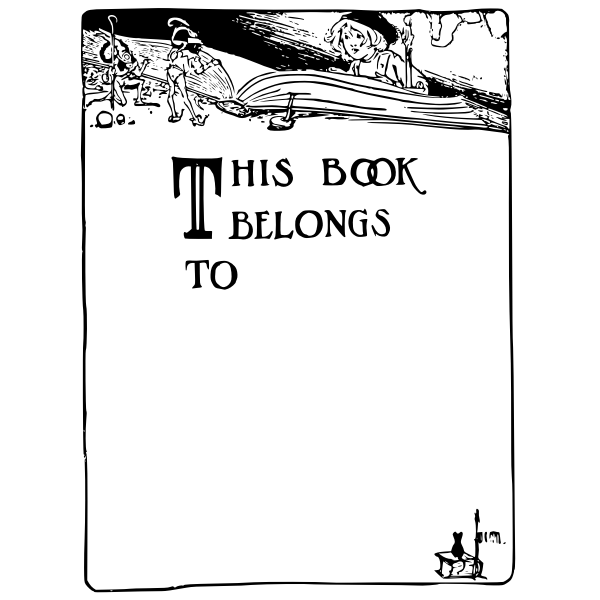 SVG Book Plate