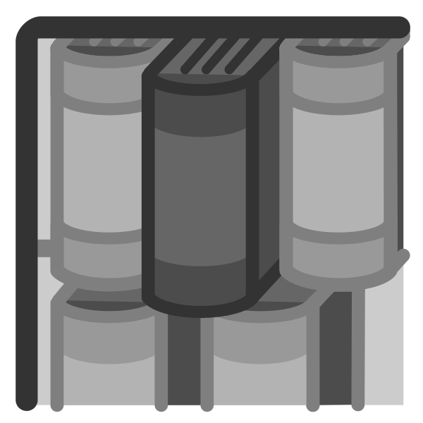 SVG Bookcase icon