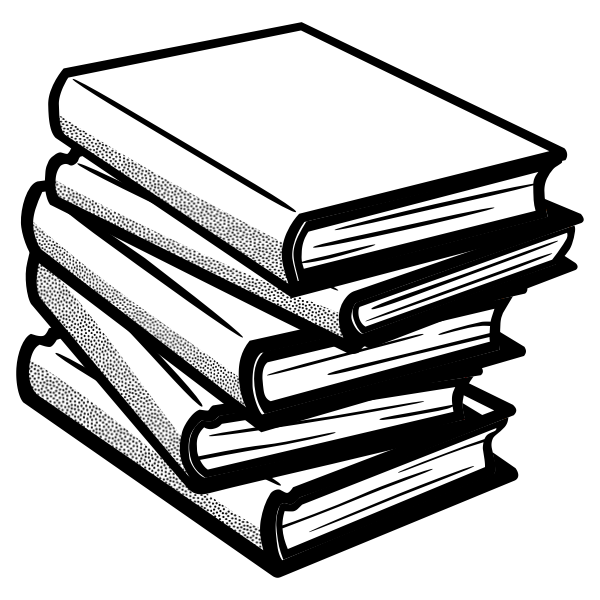 SVG Books pile