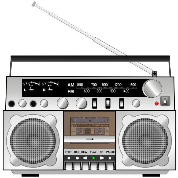 SVG Boombox icon