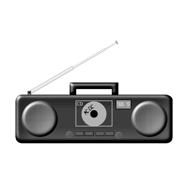 SVG Boombox image