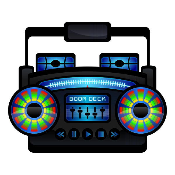 SVG Boombox vector clip art