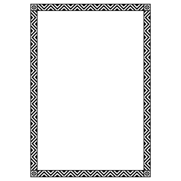 SVG Border 101 A4 size