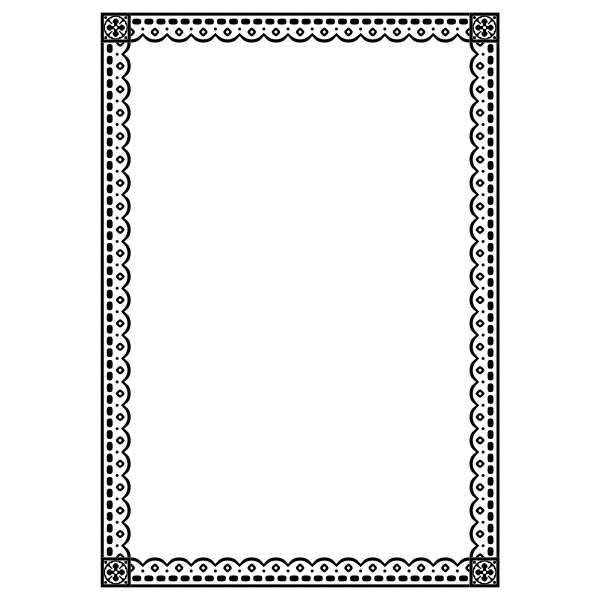SVG Border 110 A4 size