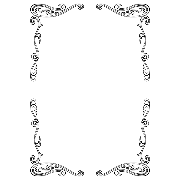 SVG Border 111 A4 size