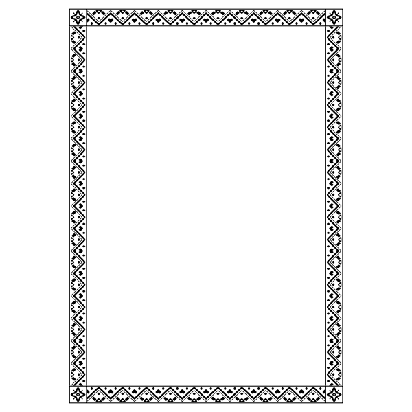SVG Border 112 A4 size