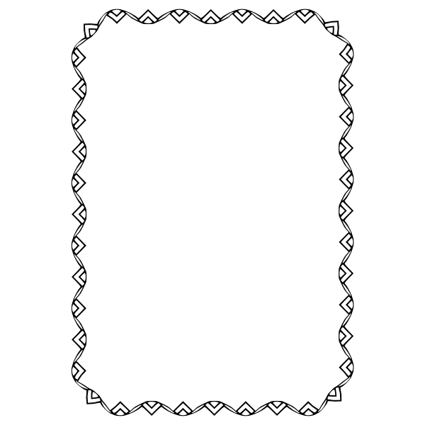 SVG Border 113 A4 size