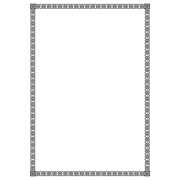 SVG Border 116 A4 size