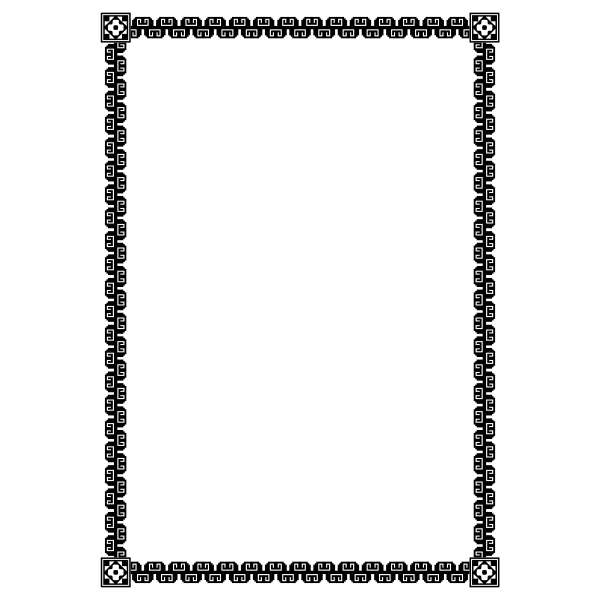 SVG Border 57 A4 size