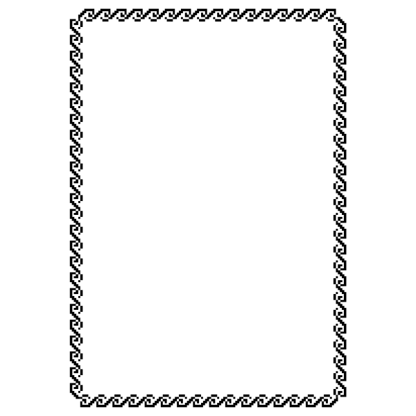 SVG Border 59 A4 size