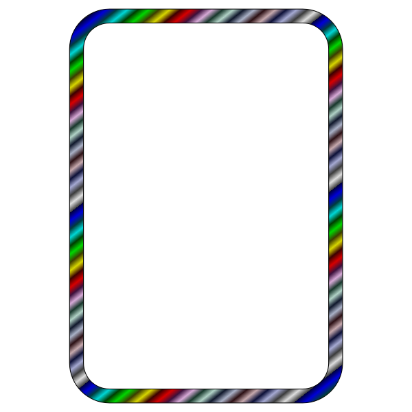 SVG Border 71 A4 size